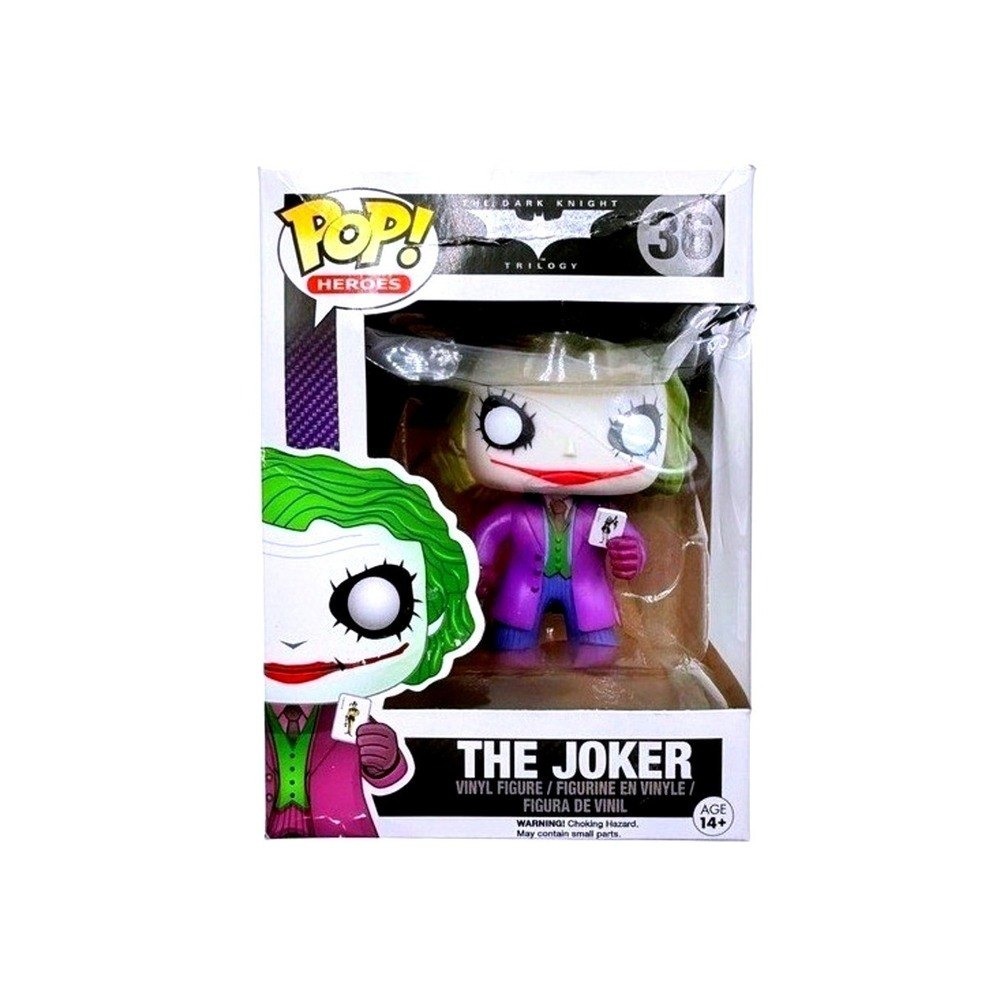 Funko Pop! Heroes #36 The Joker Dark Knight Trilogy Vinyl Figure New In Box